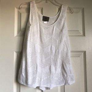 💛White Crochet Tank